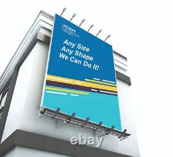 10 X 40 FOOT Custom made ADVERTISIBANNERS MADE IN THE USA LARGER IF NEEDED