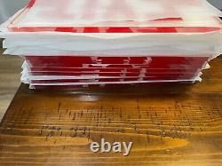 (17) Double Sided Clear Red 6 Exit Sign Panel DR(M) 11.25 X 7.5