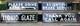 1930's Double Sided Glass Reflector Dealer Auto Service Advertising Signs