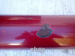 1930s 1940s Porcelain Sign Bull nose Double Sided Sign End Original