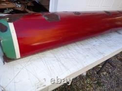 1930s 1940s Porcelain Sign Bull nose Double Sided Sign End Original