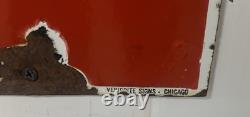 1930s Porcelain Fairmont Ice Cream Double Sided Sign