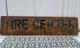 1940s Metal Tire Center Automotive Garage Sign Double Sided Old Paint Original