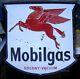 1948 Mobilgas Pegasus Gas Station Sign - 6' Double Sided Porcelain - Will Ship