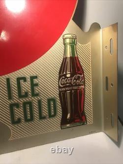 1951 Double-Sided Coca Cola Flange Sign