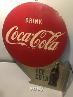 1951 Double-Sided Coca Cola Flange Sign