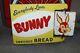 1956 Bunny Bread Advertising Double Sided Spinner Flange By Stout Sign Co