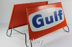 1960's GULF Tires Display Rack Gas Station Advertising Memorabilia