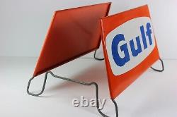 1960's GULF Tires Display Rack Gas Station Advertising Memorabilia