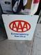 1970s Vintage Aaa Sign Aaa Emergency Service Sign Double Sided Sign