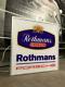 1980s Porsche Official Dealership Rothmans Racing Illuminated Doubled Sided Sign