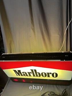 1995 Double Sided Lighted Marlboro sign / programable led message board works