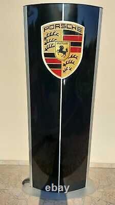 2000's Porsche official dealer illuminated double side sign