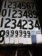 20 Metal Vintage Gas Station Price Number Signs. Various Sizes. Double Sided New