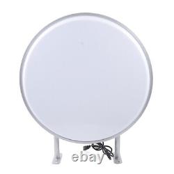 24 LED Double Sided Round Light Box Outdoor Sign Advertising Projecting Lights