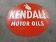 24 Old Vintage Original Kendall Motor Oils Sign Double Sided Enamel Sign