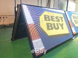 3'x6' Double Sided P10 Series Programmable full color outdoor digital LED Sign