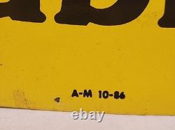 40 Year Old Pennzoil Double Sided Advertising Sign Allen Morrison 10-86 NOS Cond