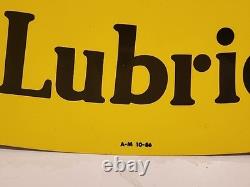 40 Year Old Pennzoil Double Sided Advertising Sign Allen Morrison 10-86 NOS Cond