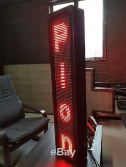 40''x8'' DOUBLE SIDED Projection LED Sign Programmable Display Back to Back Two