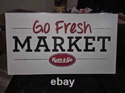 43'x24' Kum&Go Marketplace Sign (Double-sided)