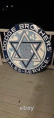 48 DODGE BROTHERS porcelain sign double sided
