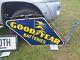 48 Porcelian Goodyear Battery Sign And Bracket Double Sided
