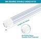 4 Pcs T8 Led Shop Light R17d/ho 4ft 5ft 6ft 8ft Led Tube Light Double Sided Sign