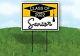 50pk Class 2022 Senior Gold White Double Sided Yard Sign With Stands Lawn Sign