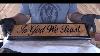 511 Freehand Carving In God We Trust Sign