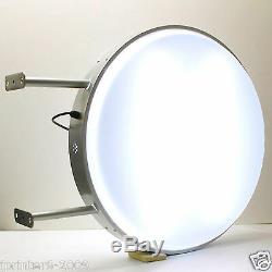 70CM Round Fluorescent Tube Double Sided Outdoor Projecting Light Box Sign Plain