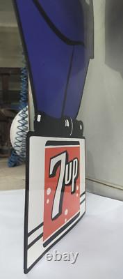 7up SLOW School Crossing Guard Porcelain Enamel Sign 40 x 20 Inches 2 Sided 7up SLOW School Crossing Guard Porcelain Enamel Sign 40 x 20 Inches 2 Sided