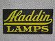Aladdin Lamps Double Sided Enamel Sign C1920s To 1930s