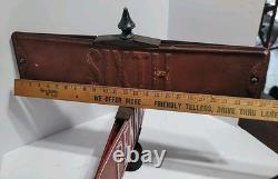 ANTIQUE STREET SIGN 6th ST PENNING ST ORIGINAL DOUBLE SIDED EMBOSSED METAL