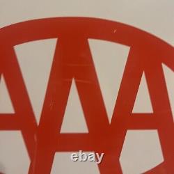 Aaa Emergency Service Gas Oil Advertising Sign Double Sided