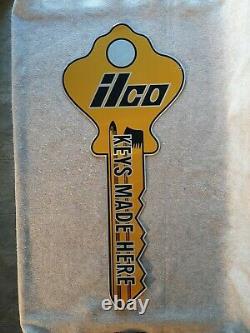 Aluminum Double Sided Diecut Key Sign advertising ILCO International Lock Co