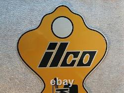 Aluminum Double Sided Diecut Key Sign advertising ILCO International Lock Co