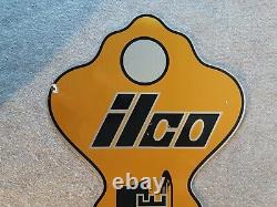 Aluminum Double Sided Diecut Key Sign advertising ILCO International Lock Co