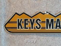 Aluminum Double Sided Diecut Key Sign advertising ILCO International Lock Co