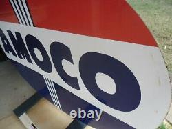 Amoco 1958 6ft Porcelain Sign Double Sided 1958 Sps 6ft X 4ft Hard 2 Find