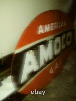 Amoco Sign Double Sided 8ft