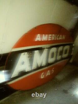 Amoco Sign Double Sided 8ft