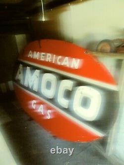 Amoco Sign Double Sided 8ft