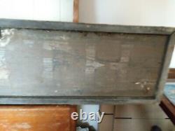 Antique 19th Century MILLINERY Wooden Trade Sign BlackSmith Double Sided Sign