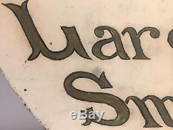 Antique DOUBLE SIDED Hand-painted Sign Fresh Eggs 22 Diameter