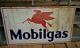 Antique Mobil Gas Double Sided Porcelain Sign 3 Foot X 5 Foot Gas Station Sign