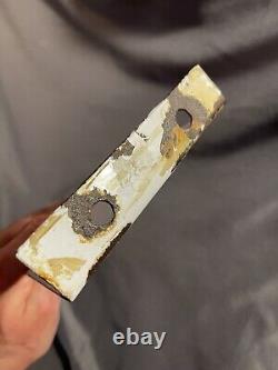 Antique Porcelain Double Sided WOMEN Ladies Rest Room Flange Sign