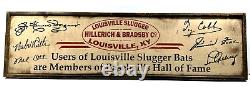 Antique STYLE Hillerich & Bradsby Baseball Bat Advertisement Sign Double Sided