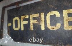 Antique Sales Office Pointer Sign Advertising Double sided hand painted Funny