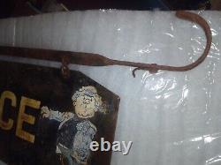 Antique Sales Office Pointer Sign Advertising Double sided hand painted Funny